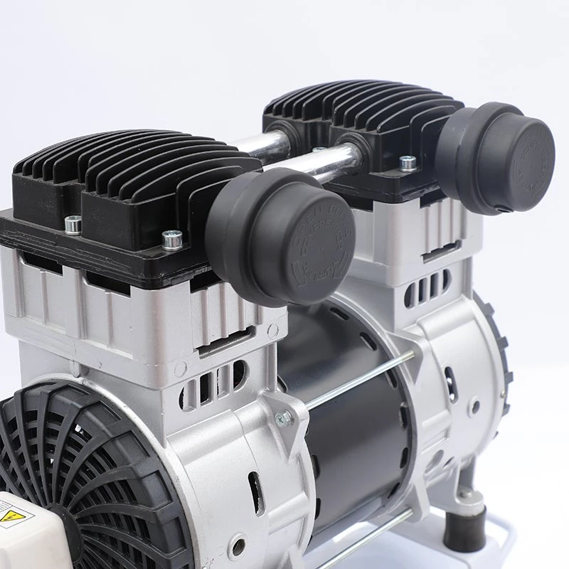 60liter 1.1kw 1.5HP Portable Industrial Silent Oil-Free Air Compressor